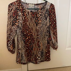 Animal Print Shirt Like new